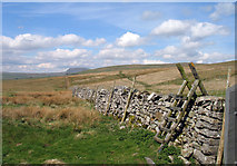 SD8565 : Dry stone wall at Gorbeck by Trevor Littlewood
