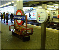 TQ2378 : Hammersmith tube station by Thomas Nugent