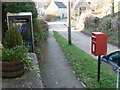 Sandford Orcas: postbox № DT9 43 and phone