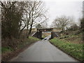 The rail bridge near Didbrook Village