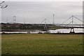 Chepstow : Grassy Field & Wye Bridge