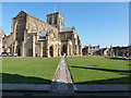 ST6316 : Sherborne: the abbey from the west by Chris Downer