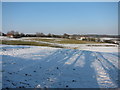 Snow covered field