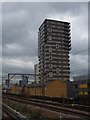 Tower block from Shadwell Railway Station