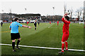 NT5035 : The first match on the new 3G pitch at Netherdale, Galashiels by Walter Baxter