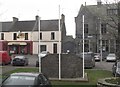 The rear of the IRA Memorial in the Lower Square, Castlewellan