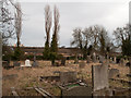 Graves in the churchyard of St. Andrew, Lamesley