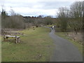 Start of a walk around Alyn Waters Country Park