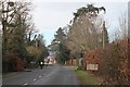 The B4209 into Hanley Swan