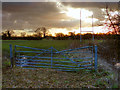 SJ6598 : Gate to the Rugby Field by David Dixon