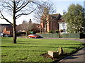 Small green in front of the church