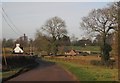 Broad Road approaching Priory Wall Cross