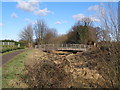 Golfers bridge over the disused Barnsley Canal