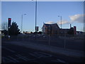 Roundabout on Wellington Road and Uxbridge Road