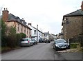 Looking north along the main road through Grosmont