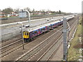 M1 and railway north of Mill Hill Broadway station