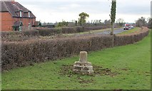 SO8343 : Remains of a Wayside Cross near Northend Farm by Bob Embleton
