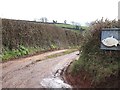 Track to Lower Roach Farm with sign