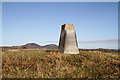 The triangulation pillar on Camp Knowes