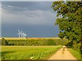 Track and farmland, Highworth