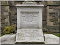 War Memorial Inscription