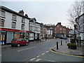 Part of the main street through Llanfyllin