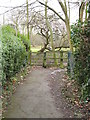 Footpath off Hammers Lane, NW7