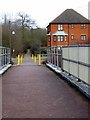 The old path from the new footbridge