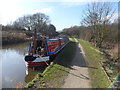 Working Narrow Boat Hadar moored at Amington Golf Course