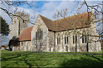 TR1055 : St Mary's church, Chartham by Julian P Guffogg
