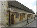 Hext almshouses in Somerton