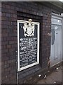 Plaque on Beresford Rd, railway bridge, Cardiff