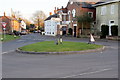 Mursley junction with the old Baptist church