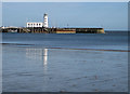 TA0488 : Lighthouse and harbour entrance, Scarborough by Pauline E