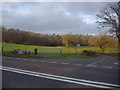 The junction of Cooks Hill and the A281 Guildford Road