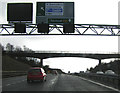 Road signs over the A90, Inverkeithing