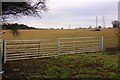 SP4804 : Gates by the bridleway by Steve Daniels