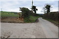 Road junction near Tamsquite Farm