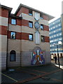 Madonna and Child mosaic, central Swansea