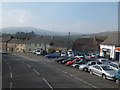 Forecourt for car sales at South Brent