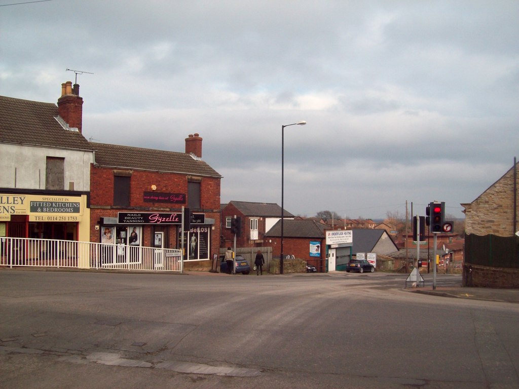 Crossroads in Mosborough © Jonathan Clitheroe :: Geograph Britain and ...