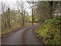 Lane past Heather Cottage