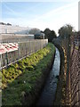 Leat alongside Paignton Community College, Totnes Road