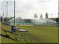 SP0483 : Floodlit sports pitches at the University of Birmingham by Phil Champion