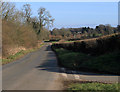 2012 : B3114 looking east from Puppy Cross Ways