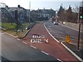 Bus lane on A374