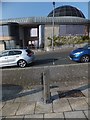 Plymouth Dome and inscribed bollard