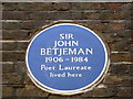 TQ3181 : Blue plaque on a building in Cloth Fair, London by pam fray