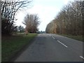 Road approaching Gibbett Moor Farm