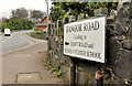 "Bangor Road" sign, Holywood